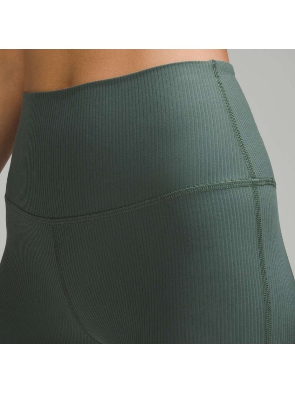 Lululemon Align Ribbed Mini-Flared Pant *Extra Short Dark Forest - Picture 5 of 11